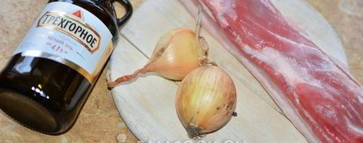 Шаг 2: шашлыка из свиной грудинки