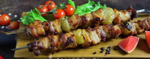 Шаг 7: шашлыка из свиной грудинки