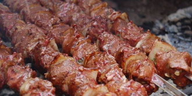 Рецепт шашлыка из телятины диетический