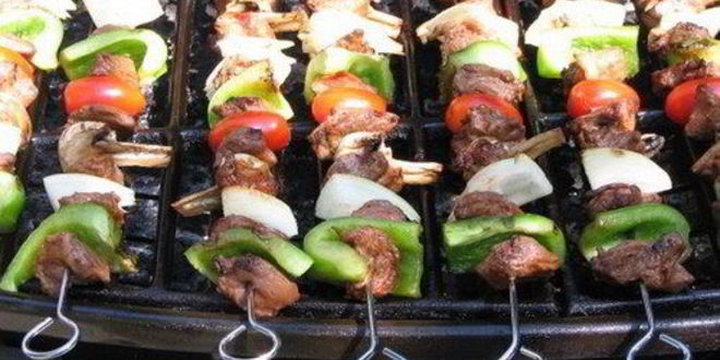 Рецепт шашлыка из ягненка с мятой и помидорами