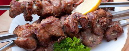 Шаг 5: шашлыка с мятой и чесноком