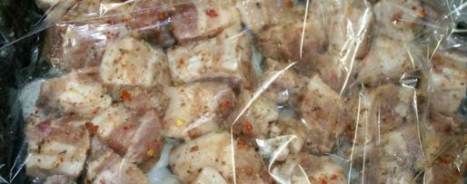 Шаг 2: шашлыка в духовке из свинины в рукаве