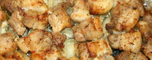 Шаг 4: шашлыка в духовке из свинины в рукаве