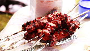 Рецепт Шашлыка в красном вине