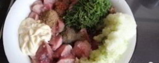 Шаг 2: шашлыка в майонезе