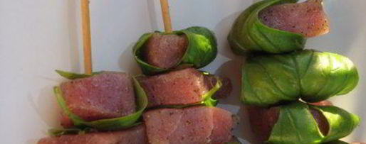 Шаг 1: средиземноморских шашлычков из тунца с базиликом