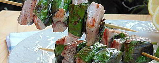 Шаг 2: средиземноморских шашлычков из тунца с базиликом