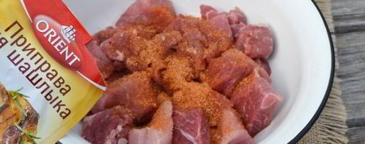 Шаг 3: свиного шашлыка с овощами на углях