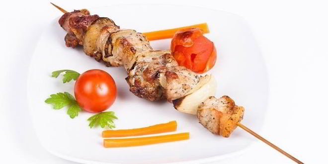 Рецепт свиных шашлычков в духовке