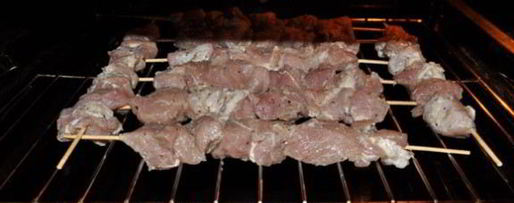 Шаг 4: свиных шашлыков в духовке