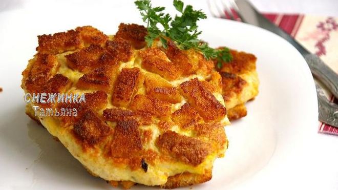Рецепт Белорусского шницеля по-полесски
