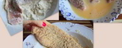 Шаг 2: чешского шницеля