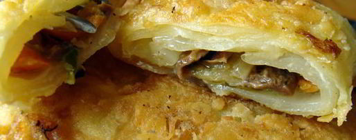 Шаг 16: капустного шницеля с грибами и овощами