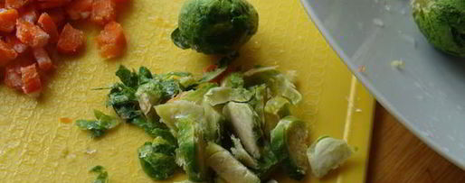 Шаг 4: капустного шницеля с грибами и овощами