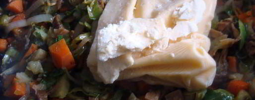 Шаг 6: капустного шницеля с грибами и овощами