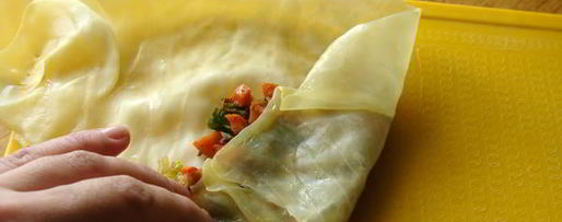 Шаг 9: капустного шницеля с грибами и овощами