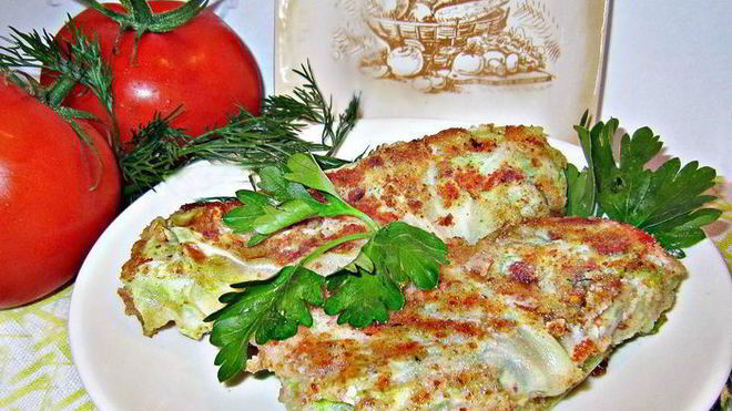 Рецепт Пикантных шницелей из молодой капусты