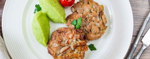 Шаг 4: рубленых шницелей из свинины с грибами