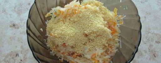 Шаг 2: шницеля из капусты и моркови