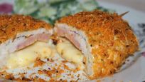 Рецепт Шницеля из куриной грудки Кордон блю