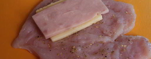 Шаг 5: шницеля из куриной грудки кордон блю