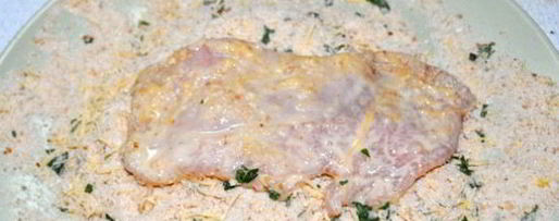 Шаг 4: шницеля из курицы по-милански