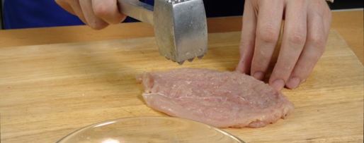 Шаг 1: шницеля из курицы с арахисом