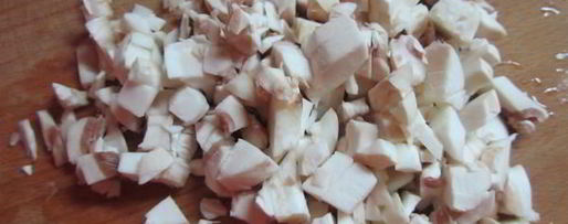 Шаг 3: шницеля по-флорентийски с шампиньонами