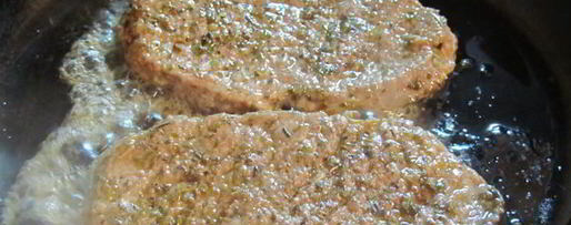 Шаг 5: шницеля по-флорентийски с шампиньонами