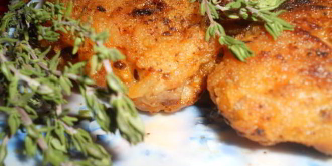 Рецепт шницеля рубленного по-африкански