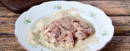 Шаг 8: шницеля рубленого из свинины