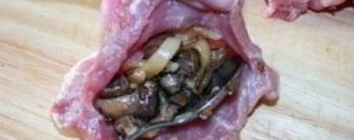 Шаг 2: шницеля с грибами