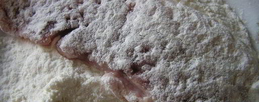 Шаг 4: шницеля с мятой, миндалем и кедровыми орешками