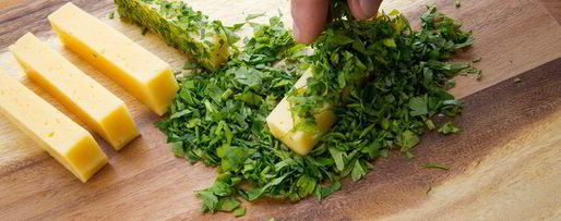 Шаг 2: шницеля с сыром в беконе