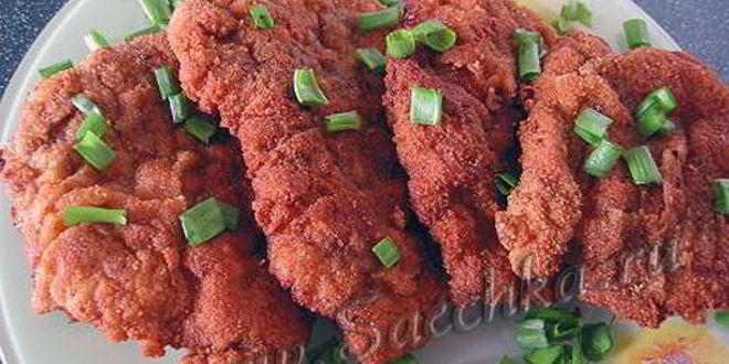 Рецепт шницелей