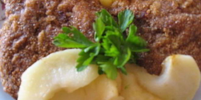 Рецепт свиного шницеля из свинины