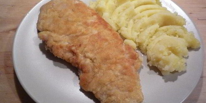 Рецепт свиного шницеля в панировке