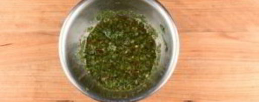 Шаг 2: чимичурри стейк