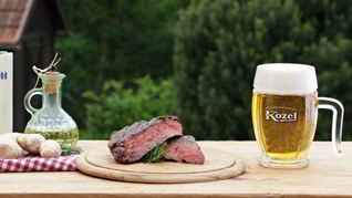 Рецепт Фланка-стейка, маринованного в пиве