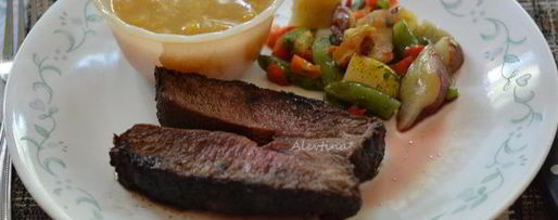 Шаг 3: флета айрон стейк в кофейно-пряной посыпке