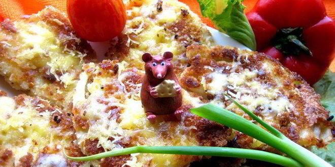 Рецепт капустных стейков под сыром джюгас