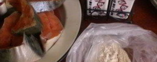 Шаг 1: стейка из горбуши на сковороде