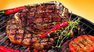 Рецепт Стейка из говядины на гриле