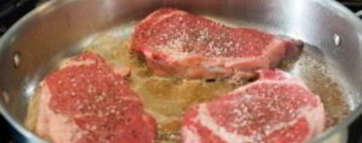 Шаг 4: стейка из говядины на сковороде