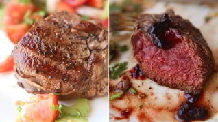 Рецепт Стейка из говядины с классическим винным соусом