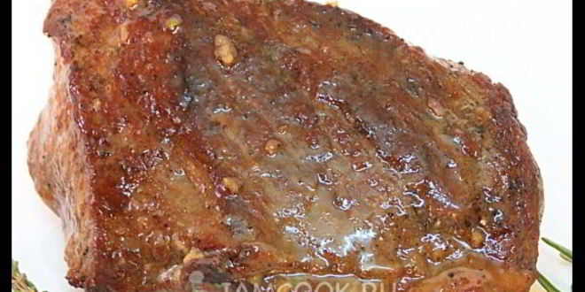 Рецепт стейка из говядины с розмарином и тимьяном