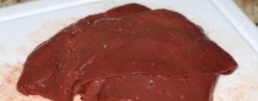 Шаг 1: стейка из говяжьей печени