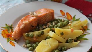 Рецепт Стейка из семги на сковороде