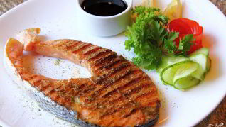 Рецепт Стейка из семги в аэрогриле