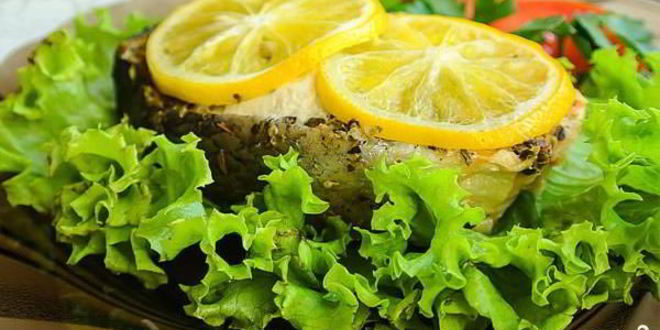 Рецепт стейка из семги в фольге